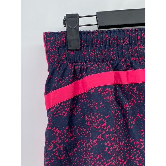 GAPFIT Women’s Pink-Navy Printed Elastic Waist Pull-On Running Shorts SZ S - Picture 4 of 8